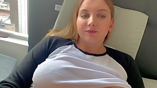 big ass Caught my Big Tit Sister masturbating while watching porn amateur